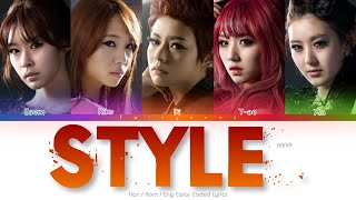 RANIA 라니아 Style Color Coded Lyrics HanRomEng [upl. by Iridis]