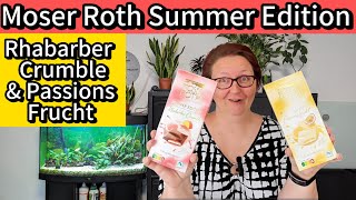 Moser Roth Summer Edition im Food Test Rhabarber Crumble vs Passion Frucht – beide lecker [upl. by Akemot403]