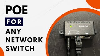 Add Power Over Ethernet to Any Switch with an Injector [upl. by Lamp]