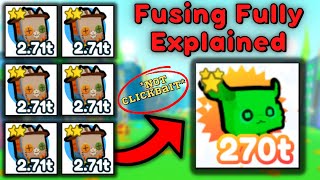 Fusing FULLY EXPLAINED in Only 1 Minute  Pet Simulator X  Roblox [upl. by Nwahsad]