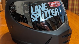 Biltwell Lane Splitter review motorcyclehelmetreview biltwell lanesplitter helmetreview [upl. by Nesnah]