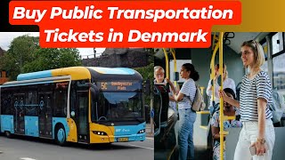 How to Buy Public Transportation Tickets in Denmark  Ticket and prices of public transportation [upl. by Harpp]