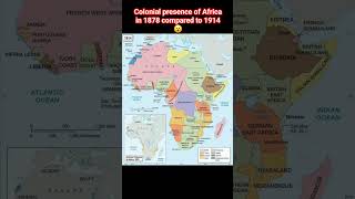 Colonial presence of Africa in 1878 compared to 1914 😮 [upl. by Arriaes]