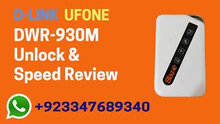 Ufone DLink DWR930M Unlock for all Sim100 Working [upl. by Cooper]