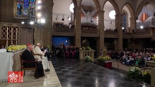 Highlights Pope Francis one day in Luxembourg September 26 2024 [upl. by Adyan]