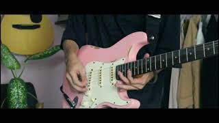 How to play guitar using hitori gotos solo riff [upl. by Stelu]