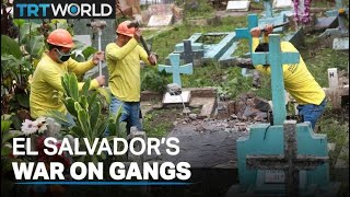 El Salvador fights gangs by destroying members tombstones [upl. by Assenav786]