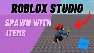 Roblox Studio How to Give Players Items when they Spawn Give Gear Weapons or Other Objects [upl. by Lyndsie]