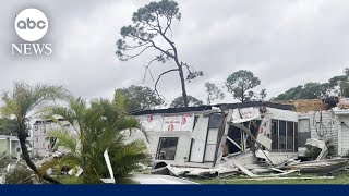 Hurricane Milton causing significant damage as it slams into Florida [upl. by Erna212]