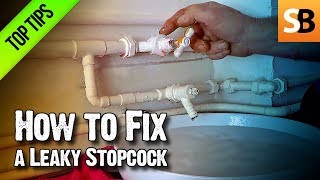 How to Fix a Leaky Stopcock amp Stop Dripping Water [upl. by Lynde]