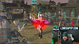 2 DIAS NO MEGAPVP COMO ESTAMOS  Lineage 2 L2 Reborn [upl. by Peskoff]