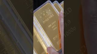 The process of making 9999 pure gold bars into mini gold bars Korea Gold Exchange [upl. by Enimzzaj]