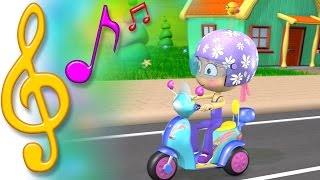 TuTiTu Songs  Scooter Song  Songs for Children with Lyrics [upl. by Aniuqaoj]