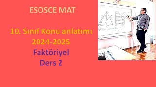 Faktöriyel  Ders 2  10 Sınıf Matematik Konu Anlatımı [upl. by Lamej]