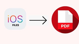 How to Convert ANYTHING to PDF iOS [upl. by Adelaida755]