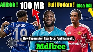 Efootball Pes 2024 PPSSPP Lite 100 MB New Update 2025 HD Grafik  Ukuran Kecil [upl. by Nylireg]