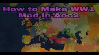 How to make WW1 Mod on aoc2 from mobile [upl. by Eyot]