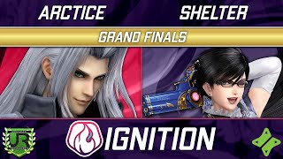 Arctice Sephiroth vs Shelter Bayonetta  Ignition 361 GRAND FINALS [upl. by Irrok882]