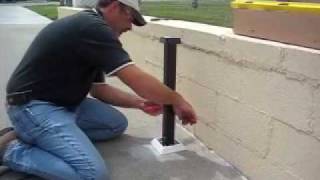 ASK SOUTHERN  Installing Post Mount on Slope Surface [upl. by Garwin751]