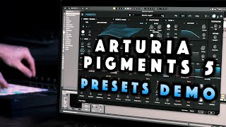 Arturia Pigments 5 New Atmospheric Presets Demo No Talking [upl. by Selina]