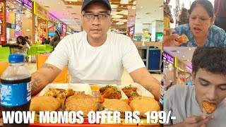 Wow Momos Burger Offer 199Mumbai Phoenix MallWinter Offer [upl. by Hurless]