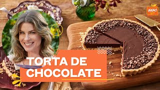 🍫 Torta de chocolate gelada com nibs açucarados  Rita Lobo  Cozinha Prática [upl. by Trip]