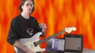 Fender GDEC Jr  playing along with free MIDI backing tracks [upl. by Ansell]