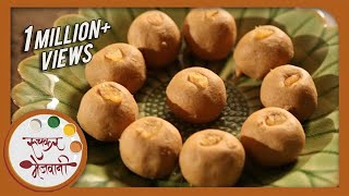 Besan Laddu  Traditional Recipe by Archana  Quick Ladoo  Indian Sweets in Marathi [upl. by Savinirs]