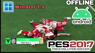 Main Pes 2017 Android Grafik Setara PS5 Winlator 71 Snapdragon 680  Pes winlator 270724 [upl. by Abigale]