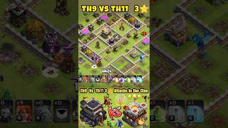 Th9 Vs Th11 3 ⭐ clashofclans clashofclansattacks [upl. by Dagley]