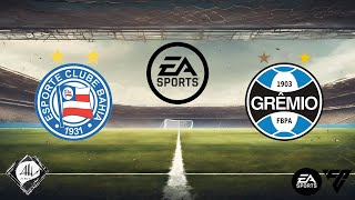 Bahia x Grêmio  Jogo Amistoso  EA FC [upl. by Napas]