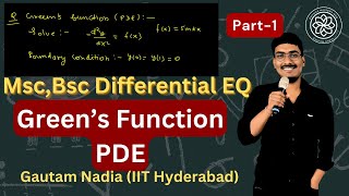 Greens Function with Example1Msc Bsc differnential Equaation PDE [upl. by Macintosh]