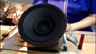 how to make fullrange loudspeaker in Russia  diy speaker [upl. by Steinke512]