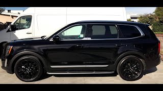 2020 Kia Telluride SX Prestige with side stepsrunning boards black on black [upl. by Timon]