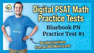 Digital PSATNMSQT Math  Practice Test 1 [upl. by Moe]