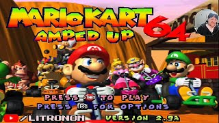 MarioKart64AmpedUp150cc GRAND CUP Circuitos nuevosFangame Gratis para emuladores de PCAndroid [upl. by Noired]