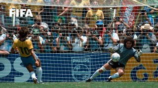 Brazil 11 France PSO 34  1986 FIFA World Cup  Match Highlights [upl. by Etnovad]