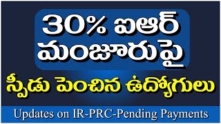 30 ఐఆర్ మంజూరుపై స్పీడు పెంచిన ఉద్యోగులు ir30 prc pendingdabills [upl. by Reinal]