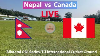 🔴LIVE Nepal vs Canada 1st ODI Cricket Match Live [upl. by Olney564]