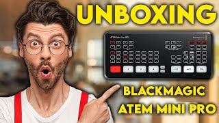 Blackmagic ATEM mini pro Unboxing Features Blackmagic Camera Blackmagic ATEM [upl. by Inalem]