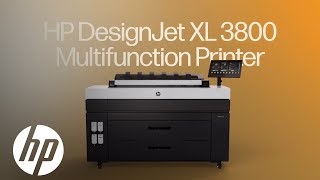 Introducing HP DesignJet XL 3800 MFP  DesignJet XL Large Format Technical Printers  HP [upl. by Vogel]