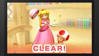 Picross 3D Round 2  Peach amp Toad Playthrough 3DS [upl. by Tipton]