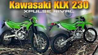 xpulse rival Kawasaki KLX 230 launched in India 🇮🇳 [upl. by Nostrebor]