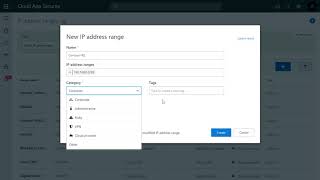 Configuring IP addresses and ranges in Microsoft Cloud App Security [upl. by Tizes]