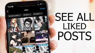 How to See All Liked Posts on Instagram 2024 [upl. by Susana54]