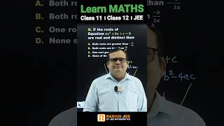 Solving Quadratic Equation Problem । Class 11 12 JEE Maths। S165 maths jee short [upl. by Mitzie]