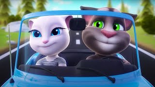 Relaxing Road Trip  Talking Tom Shorts  Video for Kids  WildBrain Zoo [upl. by Vernice]