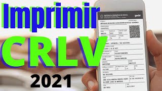 COMO IMPRIMIR O ➡ CRLV 2021 DETRAN MG  RÁPIDO [upl. by Alpert783]