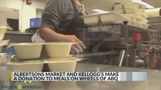 Albertsons Market Kellogg’s team up to donate thousands to ABQ Meals on Wheels [upl. by Ranip]