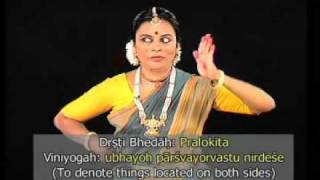 Hastas amp mudras bhedas neck amp eye movements in Bharatanatyam bharatnatyam [upl. by Ahsieat341]